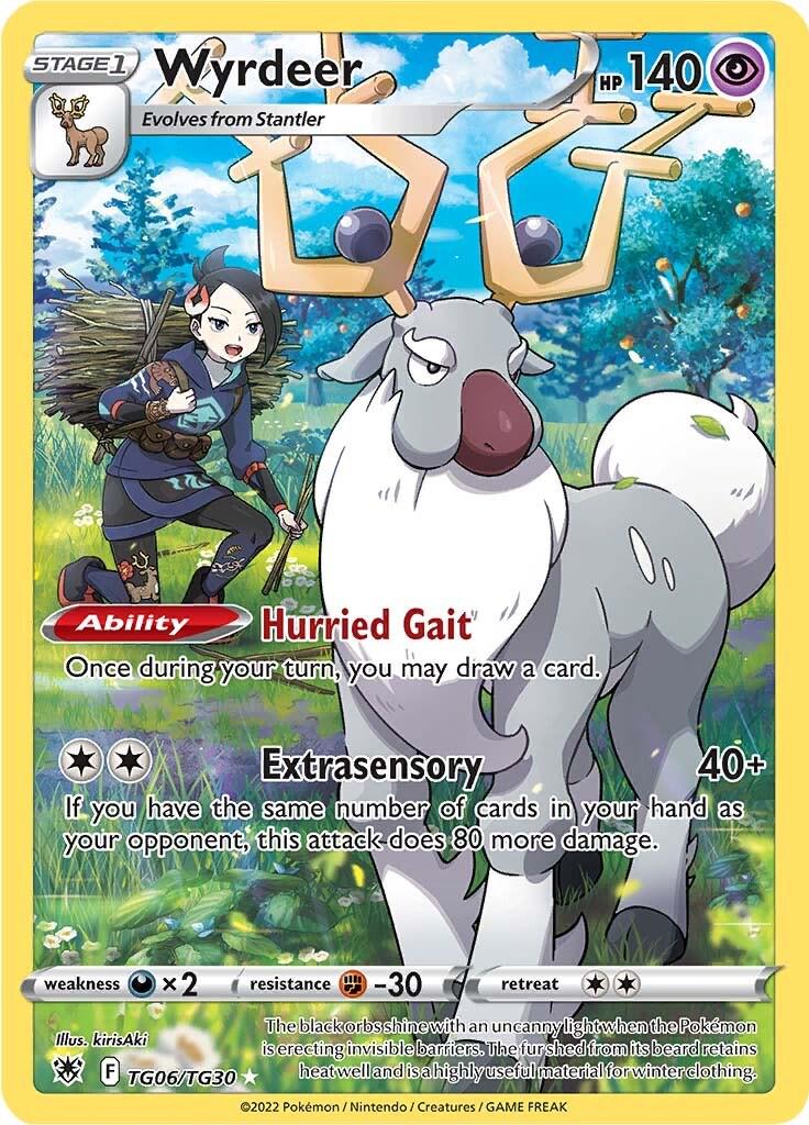 Astral Radiance Wyrdeer Pokémon card